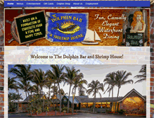 Tablet Screenshot of dolphinbar.com